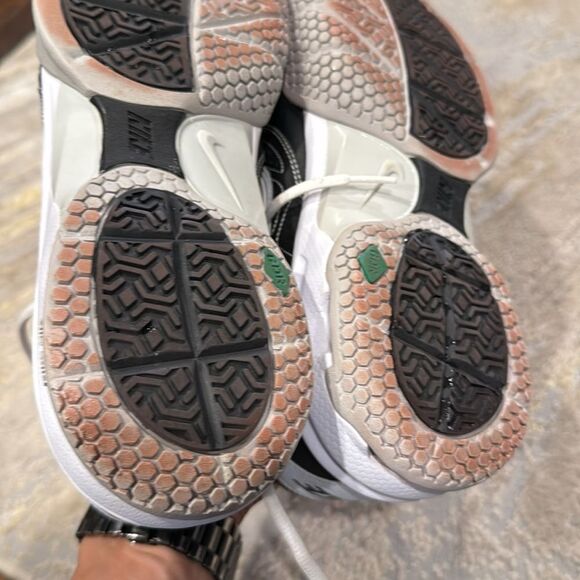 NIKE AIR MAX Courtballistec 4. 1 Rare black and white size 12 in EUC - Picture 7 of 8